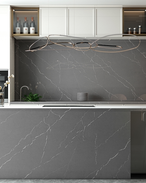 CALACATTA SILVERO luxury quartz slab